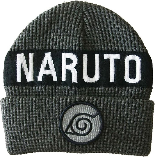 Tuque - Naruto Shippuden - Patch Symbol Konoha Grise