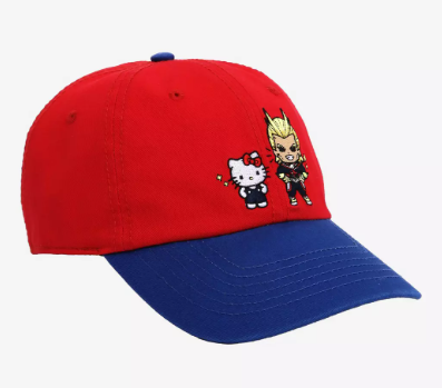 Cap - My Hero Academia X Hello Kitty and Friends - Hello Kitty and All Might Red and Blue *CLEARANCE*