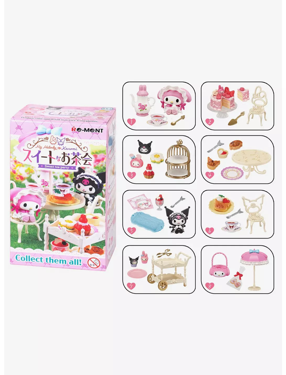 Boîte Mystère - Sanrio My Melody x Kuromi - Sweet Tea Party