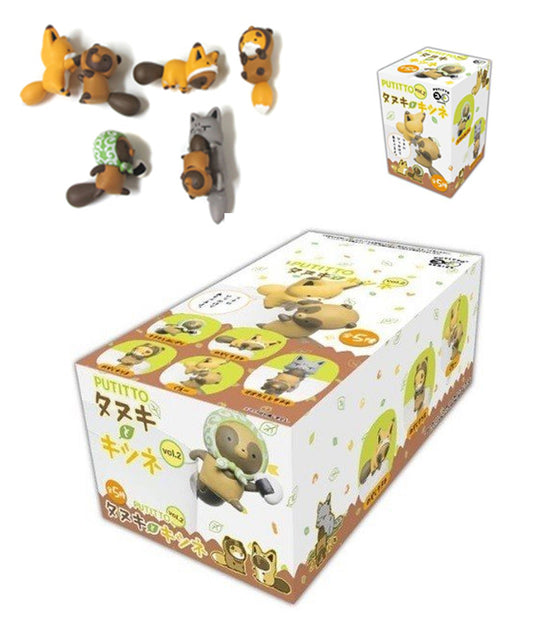 Boîte mystère - Tanuki to Kitsune - Putitto Mini Figurine Vol.2