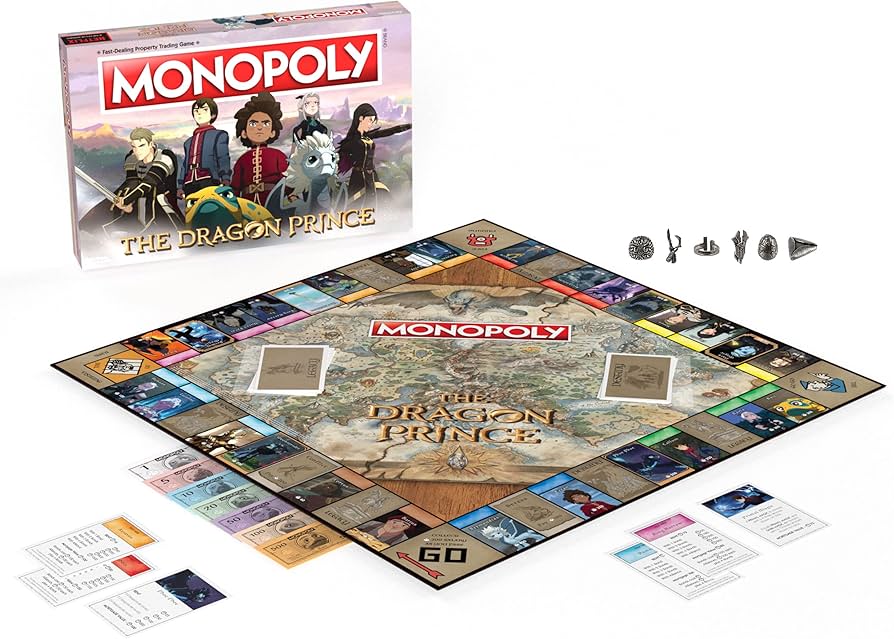 Jeu de société - The Dragon Prince - Monopoly *Liquidation*