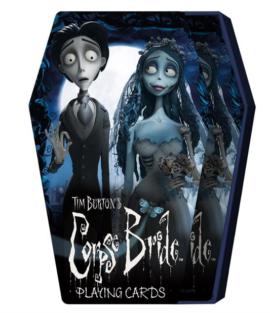 Jeu de cartes - Corpse Bride - Victor et Emily Boîte Cercueil