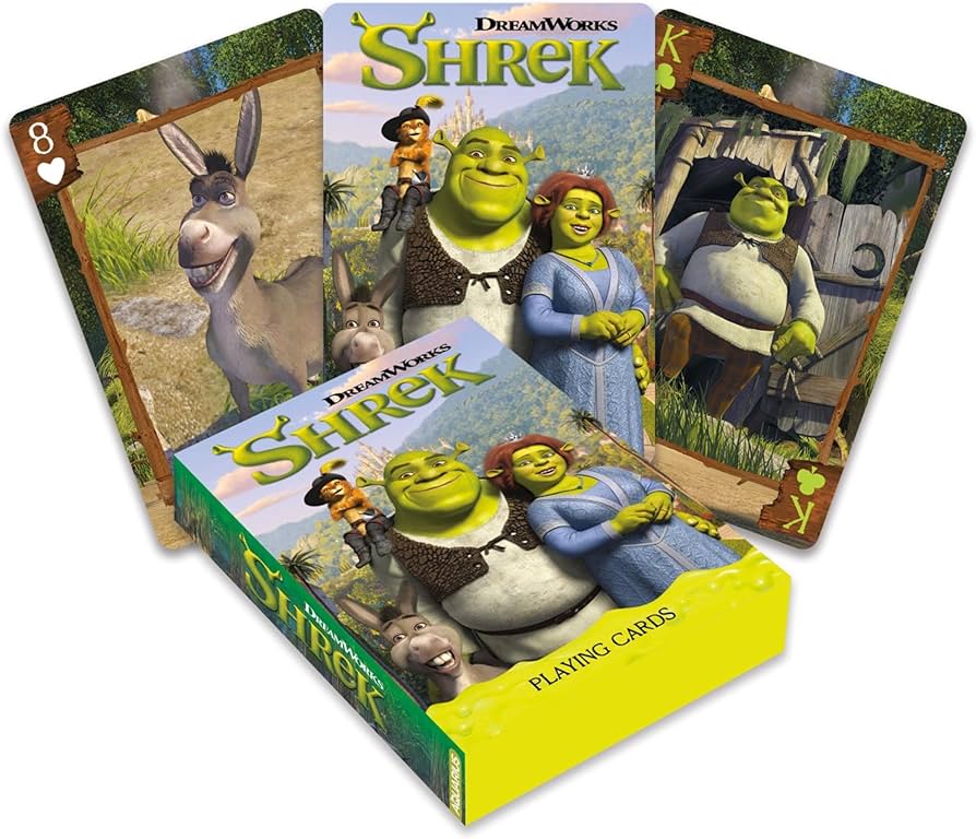 Card Game - Dreamworks Shrek - Shrek Fiona the Donkey and Puss in Boots