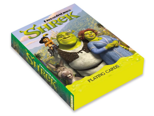 Jeu de cartes - Dreamworks Shrek - Shrek Fiona l'Âne et le Chat Botté