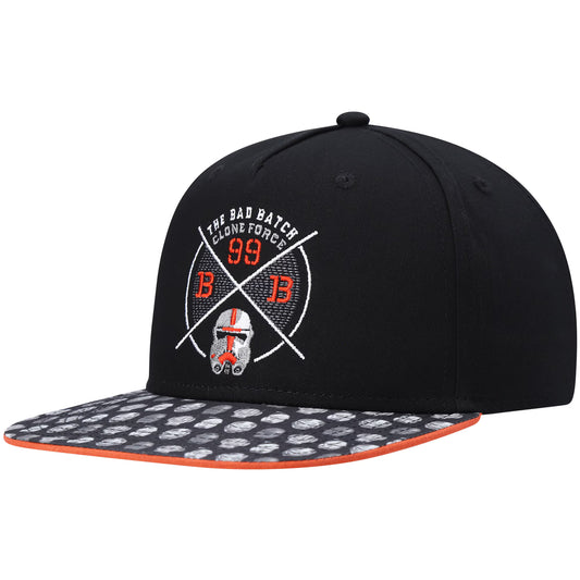Casquette - Star Wars The Bad Batch - Clone Force Noire Taille Enfant Snapback Ajustable *LIQUIDATION*