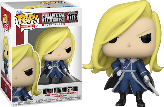 Funko Pop! Animation - Fullmetal Alchemist Brotherhood - Olivier Mira Armstrong with Sword *LIQUIDATION*