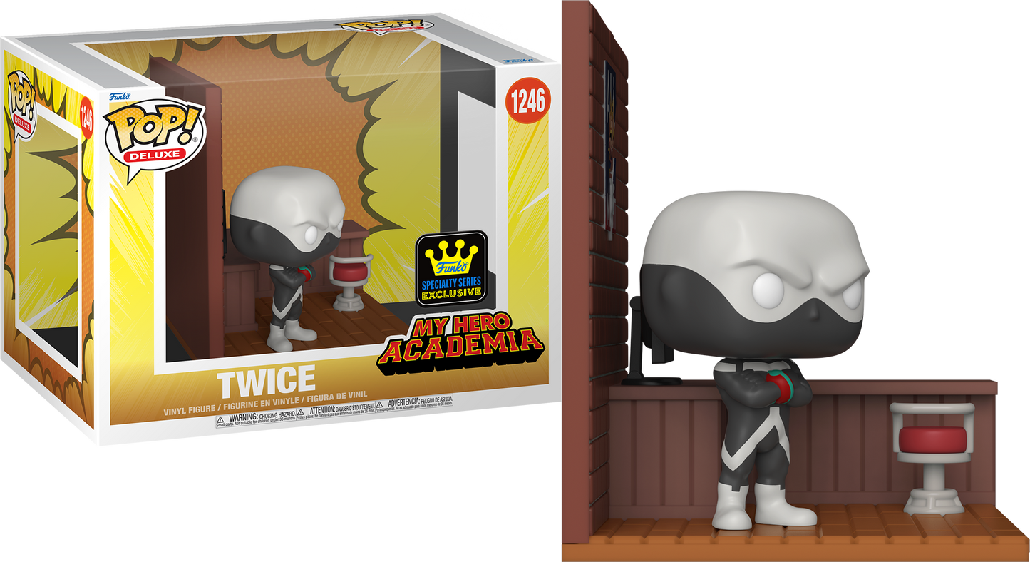 Funko Pop! Deluxe - My Hero Academia - Twice (Hideout) 1246 6" *Specialty Series Exclusive* *Clearance*