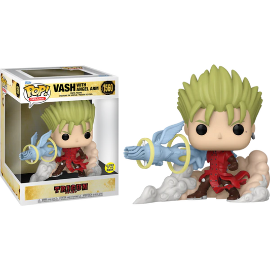 Funko Pop! Deluxe - Trigun - Vash with Angel Arm 1560 *GITD Glow in the Dark* *Liquidation*