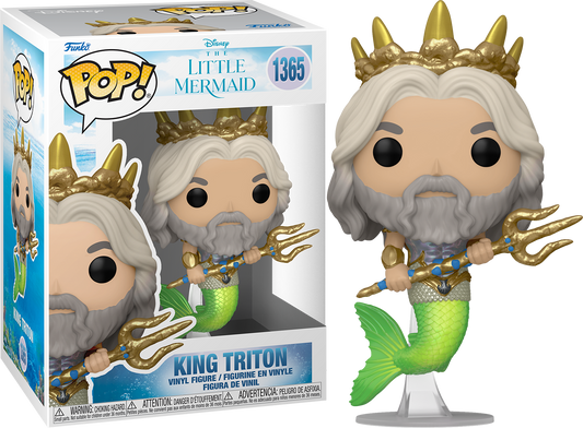 Funko Pop! - Disney The Little Mermaid Live Action - King Triton 1365 *LIQUIDATION*