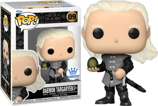 Funko Pop! - Game of Thrones House Of The Dragon Day of the Dragon - Daemon Targaryen With Dragon Egg 09 *Funko Shop Exclusive*