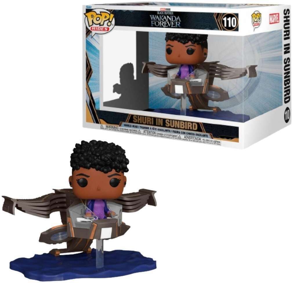 Funko Pop! Rides - Marvel Black Panther Wakanda Forever - Shuri in Sunbird 110 *LIQUIDATION*