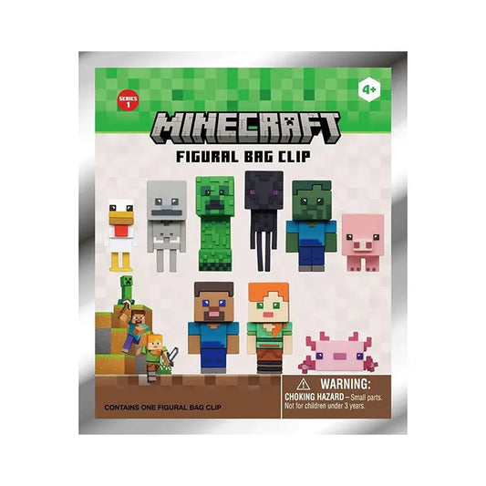 Sac Mystère - Minecraft - Porte-clés Figurine Clip pour Sac à Dos Série 1