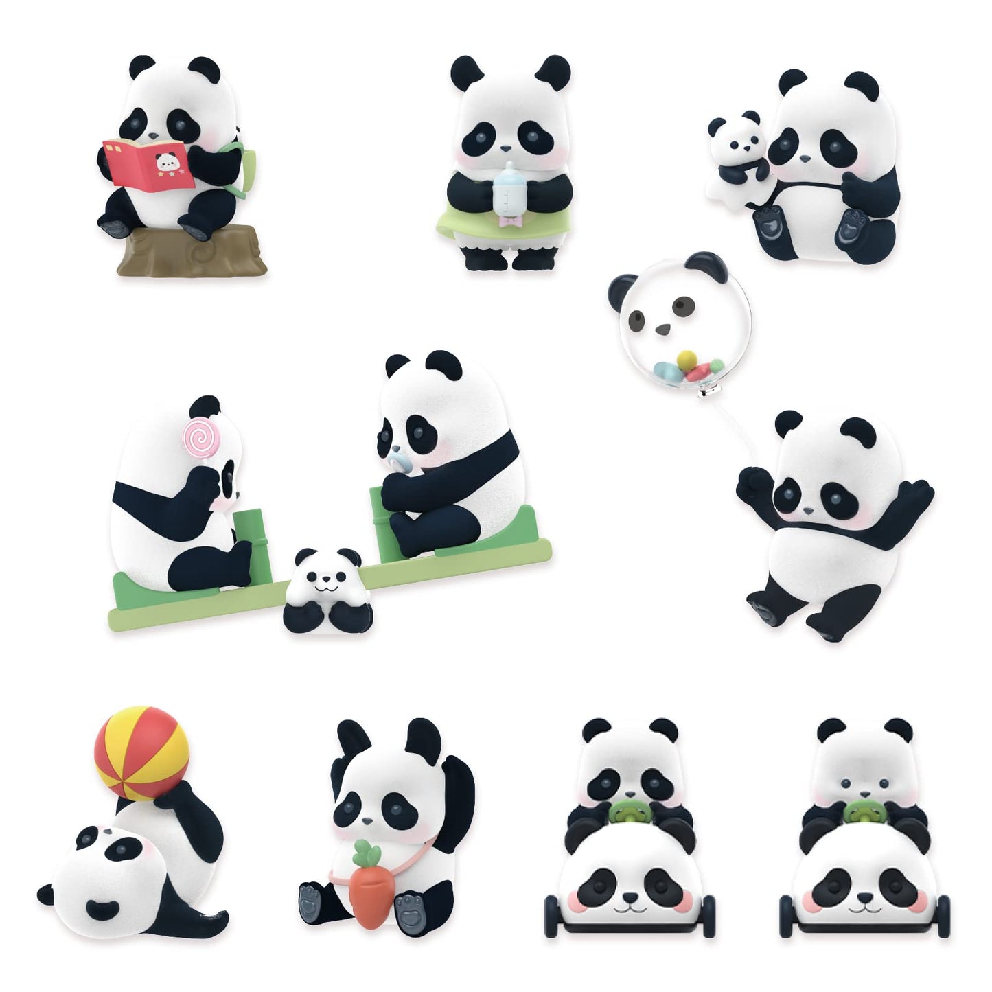 Mystery Box - Panda Roll - Mini Panda Figurine for Kindergarten