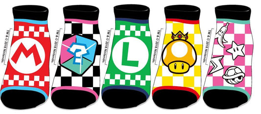 chez-rhox-geek-stop-socks-nintendo-mariokart-logo-set-of-5-pairs-ankle.jpg
