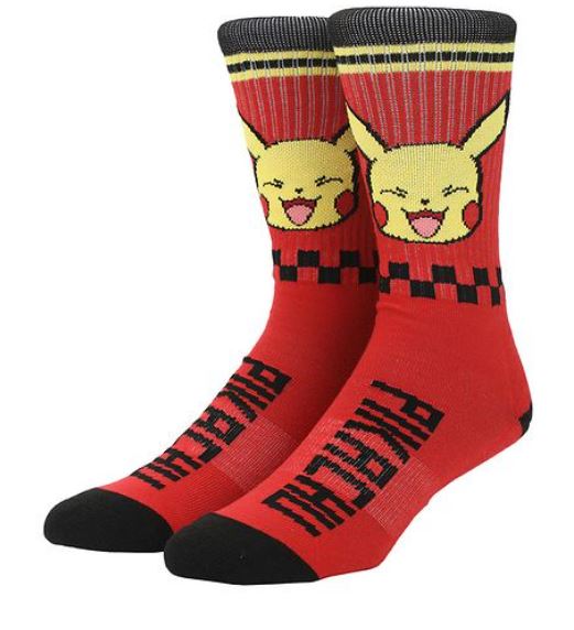 chez-rhox-geek-stop-socks-nintendo-pokemon-pikachu-face-happy-red-black-and-yellow-1-pair-crew.JPG