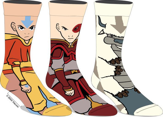 chez-rhox-geek-stop-socks-nickelodeon-avatar-the-last-airbender-aang-zuko-appa-crew-3-pairs.jpg