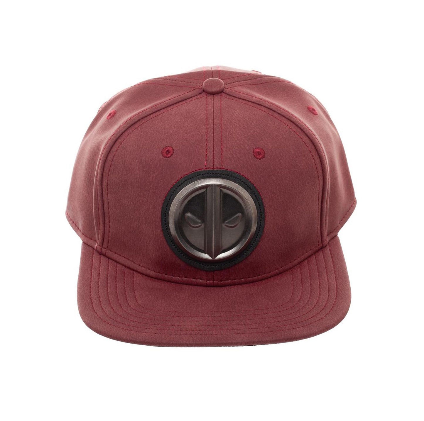 chez-rhox-geek-stop-cap-marvel-deadpool-red-leather-metal-logo-2.jpg