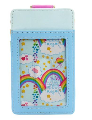 chez-rhox-geek-stop-card-holder-care-bears-funshine-clouds-blue-green-yellow-orange-pink-fake-leather-2.JPG