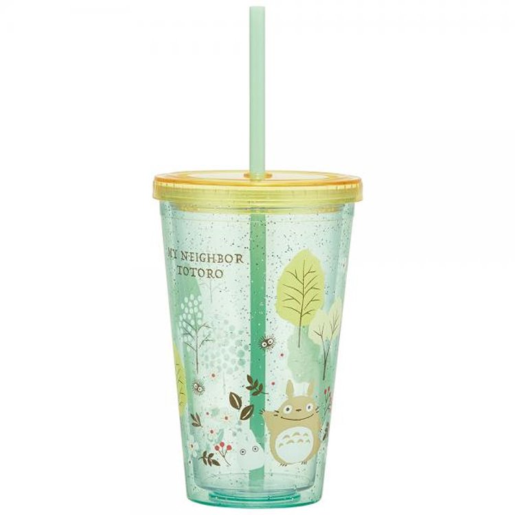chez-rhox-geek-stop-travel-glass-my-neighbor-totoro-spring-scene-green-tumbler-with-straw.jfif
