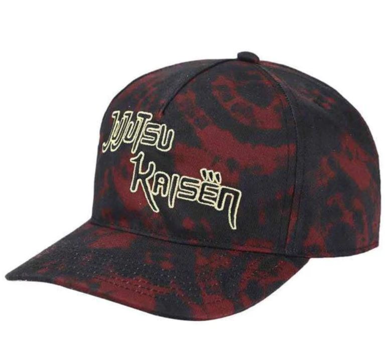 chez-rhox-geek-stop-cap-jujutsu-kaisen-logo-tie-dye-black-and-red-snapback-2.JPG