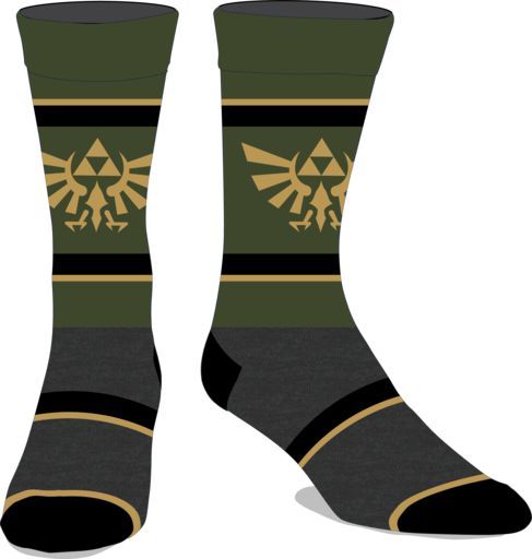 chez-rhox-geek-stop-socks-nintendo-zelda-hyrule-emblem-striped-green-gold-black-grey-crew-1-pair.jpg