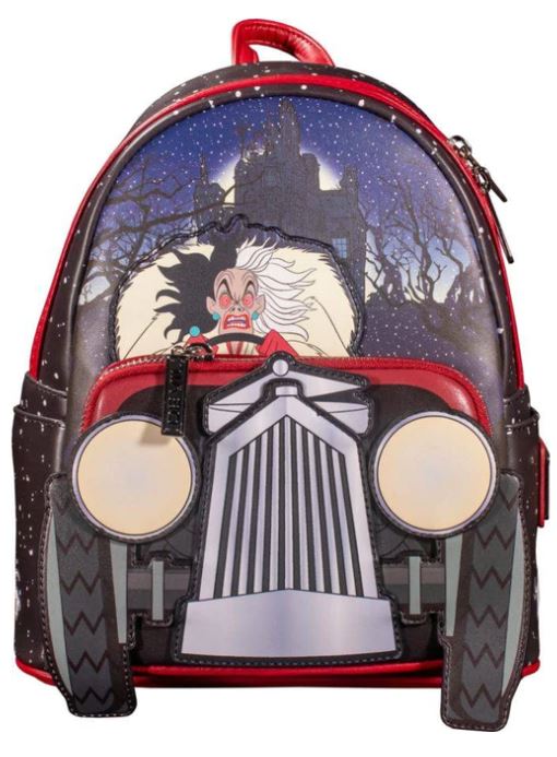 chez-rhox-geek-stop-backpack-disney-villains-cruella-in-car-red-and-black-in-fake-leather-1.JPG
