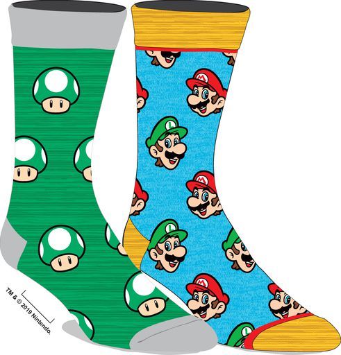 chez-rhox-geek-stop-socks-nintendo-super-mario-mario-luigi-1-up-mushroom-2-pairs-crew.jpg