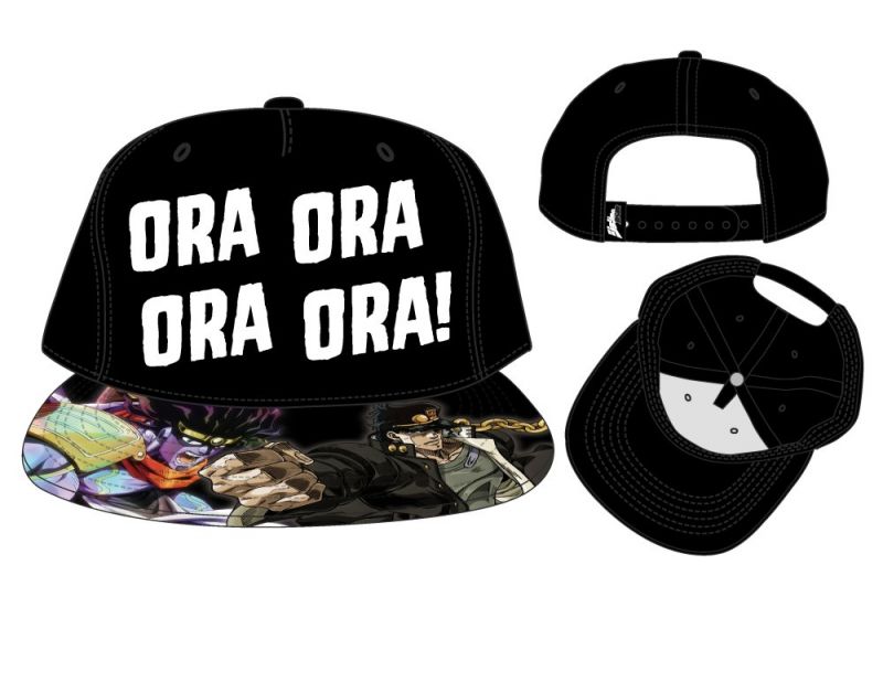 chez-rhox-geek-stop-cap-jojos-bizarre-adventure-jotaro-kujo-ora-ora-black-snapback.jpg