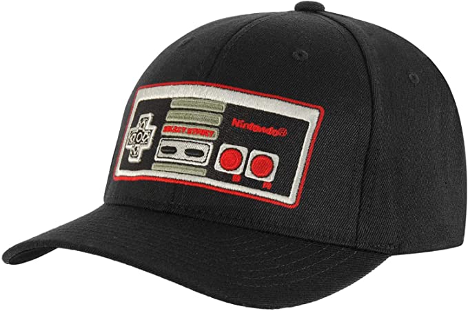 chez-rhox-geek-stop-baseball-cap-flex-hat-nintendo-nes-controller-embroidered-black.jpg