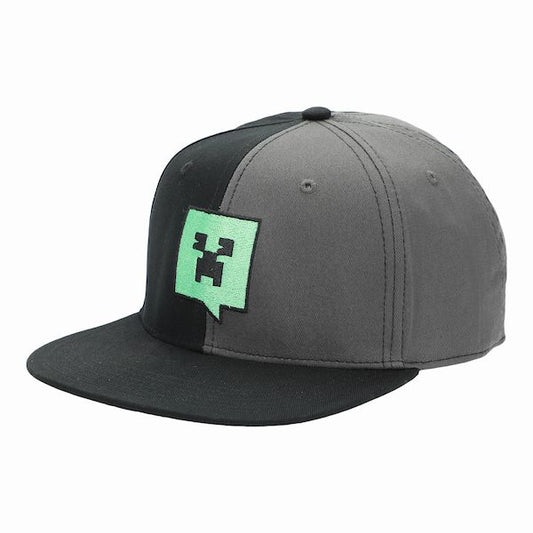 chez-rhox-geek-stop-cap-minecraft-creeper-embroided-green-gray-black-snapback-adjustable-youth-size.jpg