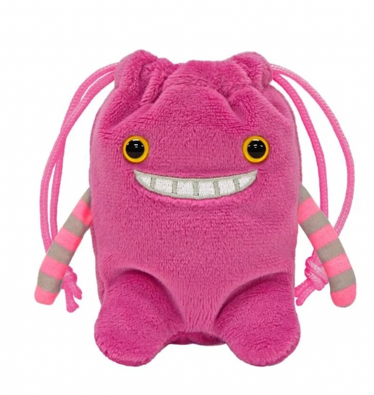Pochette - Mokeke Chimokke - Ketekete en Peluche avec Fermeture à Cordon 4"