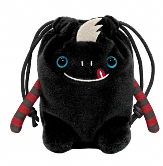 Pochette - Mokeke Chimokke - Nelcro en Peluche avec Fermeture à Cordon 4"