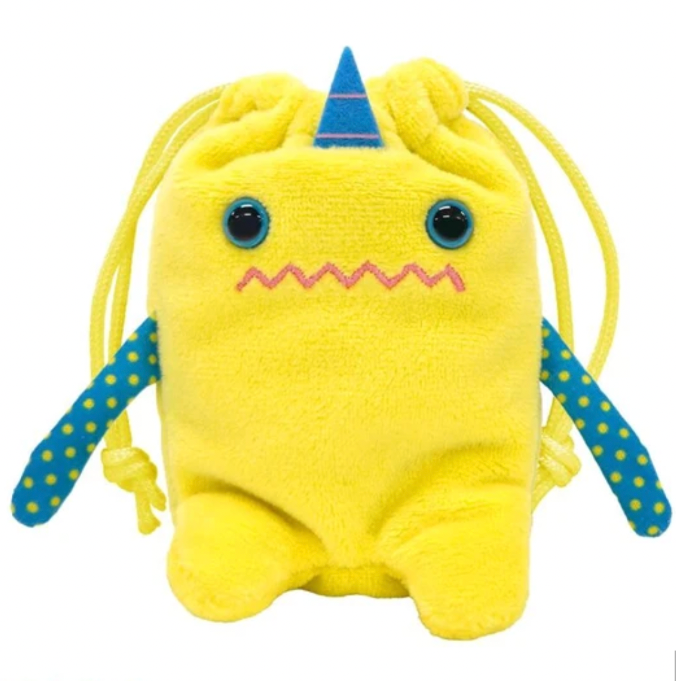 Pochette - Mokeke Chimokke - Tino en Peluche avec Fermeture à Cordon 4"