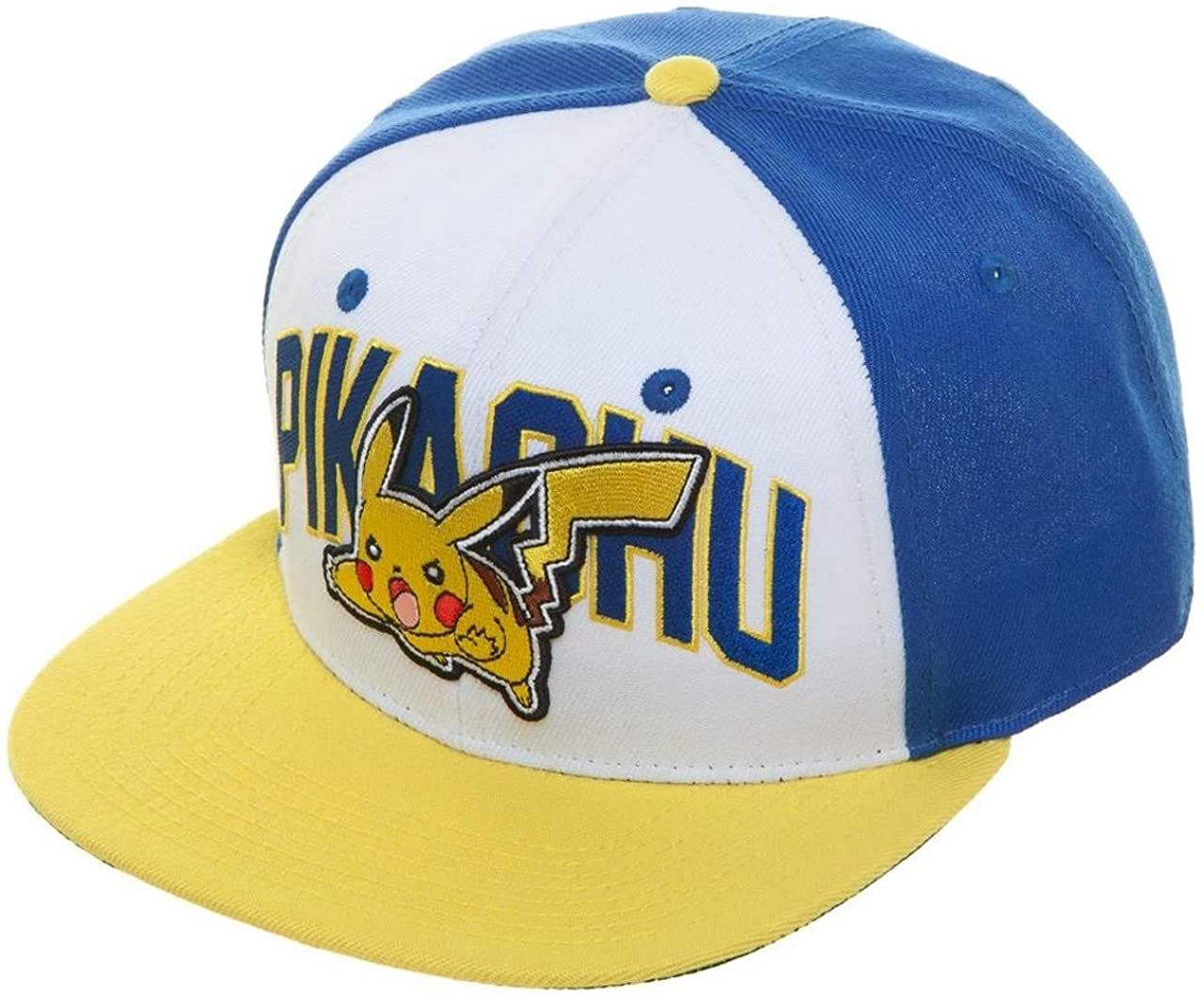 chez-rhox-geek-stop-baseball-hat-pokemon-embroidered-pikachu-attaking-embroidered-yellow-blue-white-snapback.jpg
