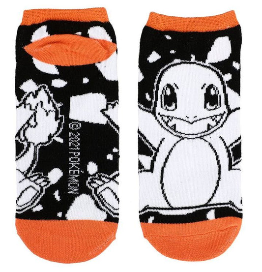 chez-rhox-geek-stop-socks-pokemon-pikachu-bulbasaur-charmander-squirtle-gengarblack-and-white-ankle-2.JPG