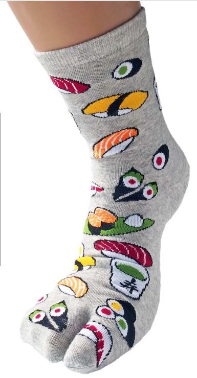 chez-rhox-geek-stop-SOCKS-tabi-sushi-and-matcha-grey-22-25cm.JPG