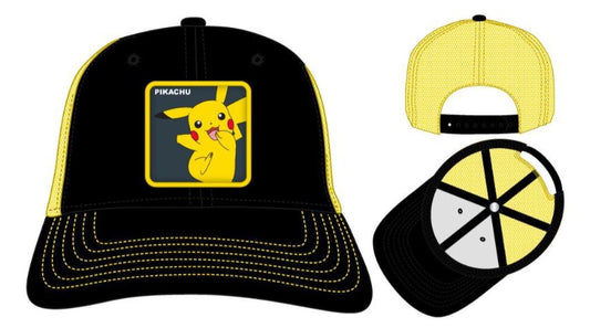 chez-rhox-geek-stop-hat-nintendo-pokemon-yellow-pikachu-patch-adjustable-trucker-style.JPG