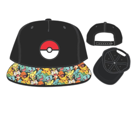 chez-rhox-geek-stop-cap-pokemon-pokeball-silicone-patch-with-collage-pokemon-characters-black-snapback-youth-size.PNG