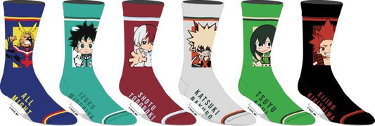 chez-rhox-geek-stop-socks-My-Hero-Academia-All-Might-Kirishima-Todoroki-Tsuyu-Bakugo-Deku-Paquet-6-Pairs-Crew.jpg