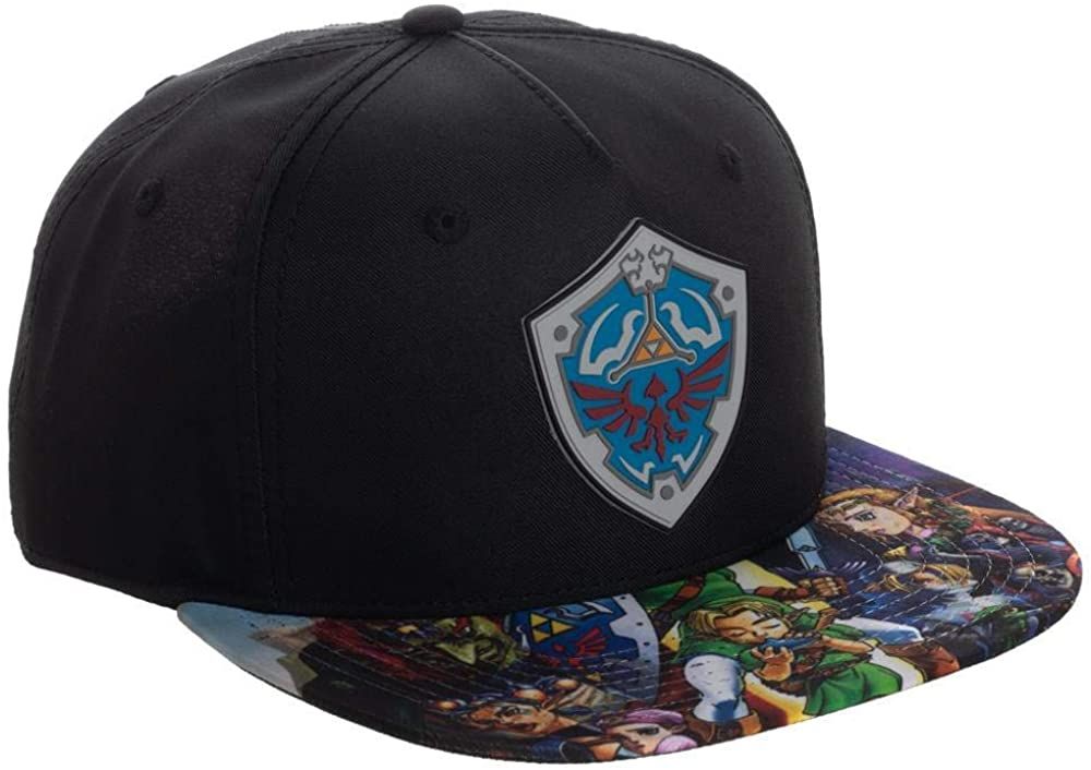 chez-rhox-geek-stop-baseball-hat-nintendo-the-legend-of-zelda-ocarina-of-time-with-hyrule-shield-snapback-3.jpg