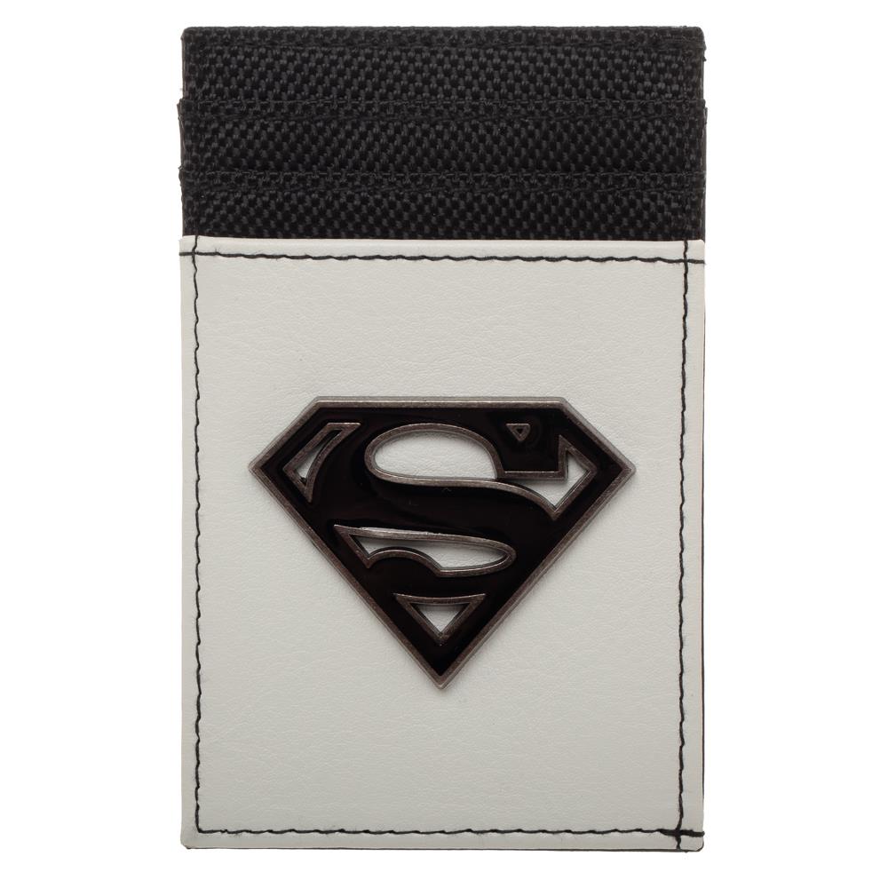 chez-rhox-geek-stop-card-holder-dc-superman-metal-logo-white-faux-leather.jpeg