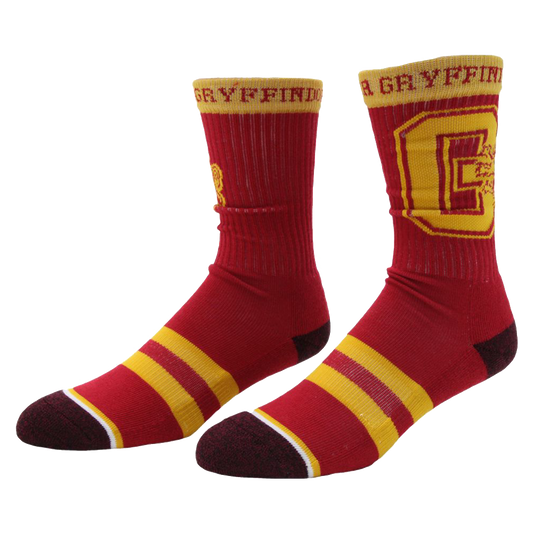 chez-rhox-geek-stop-socks-wizarding-world-harry-potter-gryffindor-letter-with-lion-1-pair-crew.png