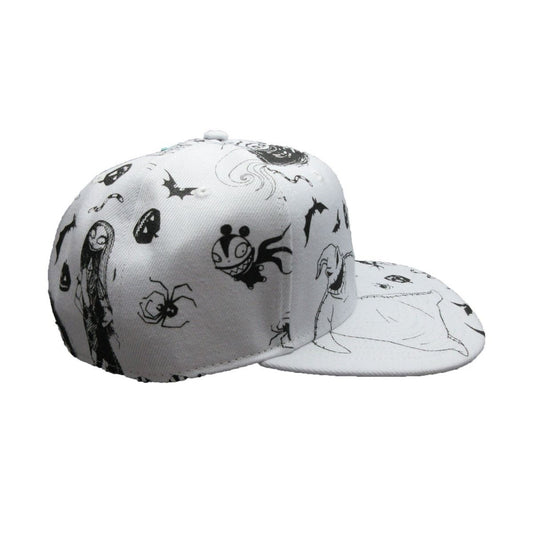 chez-rhox-geek-stop-cap-disney-nightmare-before-christmas-various-characters-black-and-white-snapback-3.jpg