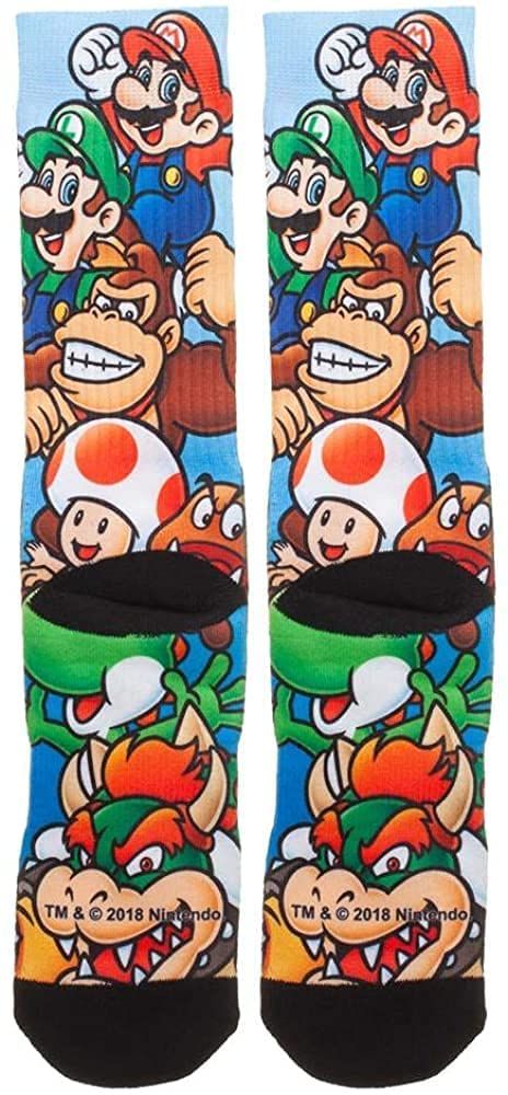 chez-rhox-geek-stop-socks-nintendo-mario-all-characters-pair-crew-blue-2.jpg