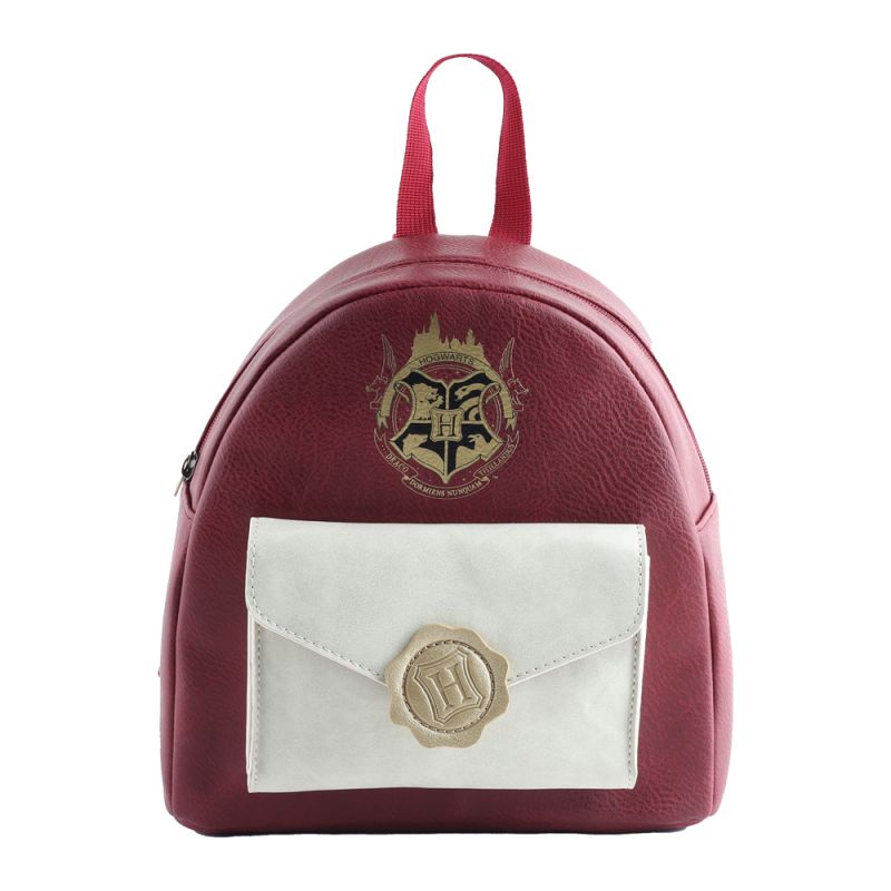 Sac Bandoulière Harry Potter Emblem IHoney – Bordeaux Élégant, Style Officiel Poudlard, Fermeture Éclair Sécurisée