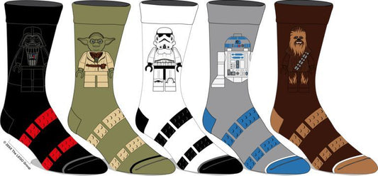 chez-rhox-geek-stop-socks-lego-x-star-wars-darth-vader-yoda-stormtrooper-r2d2-chewbacca-lego-5-pairs-crew.jpg