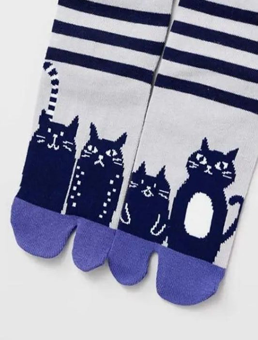 chez-rhox-geek-stop-socks-tabi-cat-crew-blue-23-25cm-4.JPG