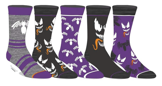 chez-rhox-geek-stop-socks-marvel-venom-5-pairs-crews-set.png