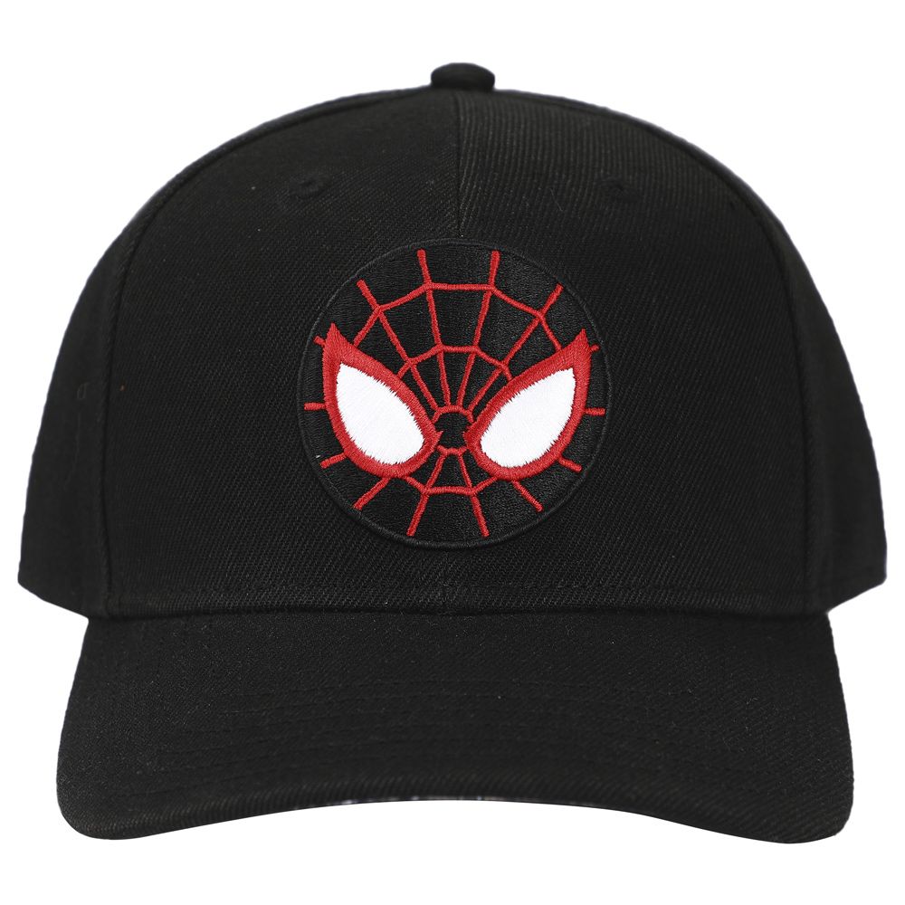 chez-rhox-geek-stop-figurine-cap-marvel-spider-man-spider-man-mask-black-and-red-snapback.jpg