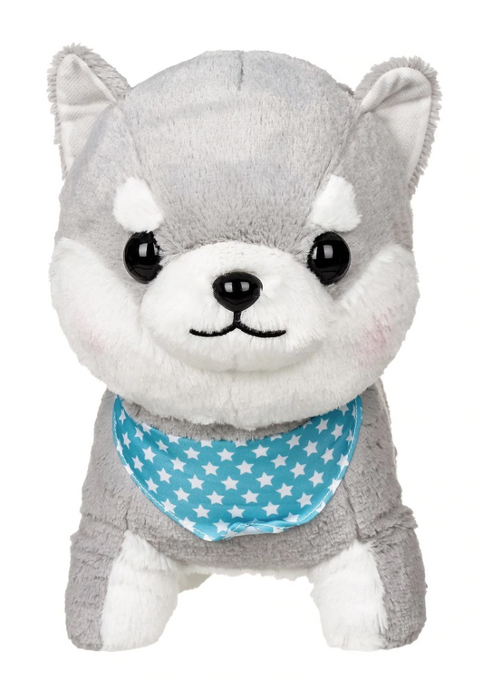chez-rhox-geek-stop-plush-amuse-collection-husky-with-blue-and-white-scarf-with-stars-13.5-inches-2.png